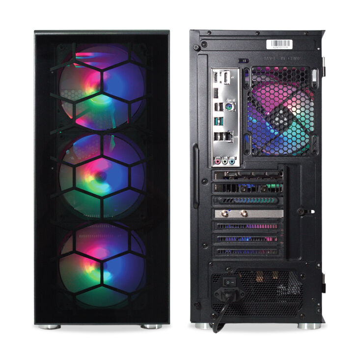 Ordenador AURA Gamer-PC Powered by ASUS Intel i5 14400F 32GB DDR5 1TB RTX 5060 Ti WiFi W11 image number 1