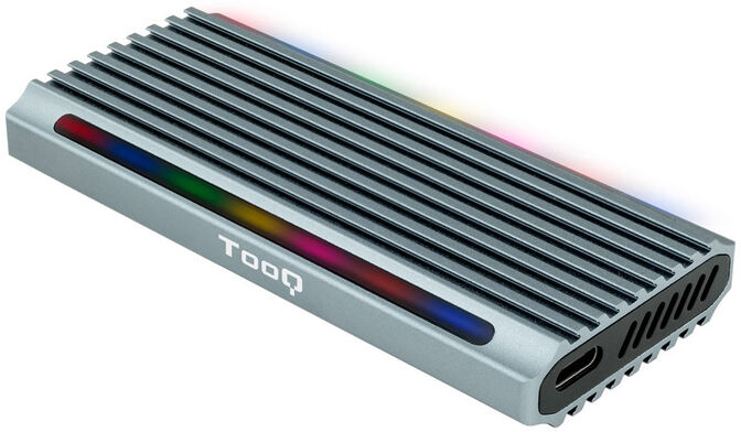 Caja Externa SSD Tooq M.2 NGFF/NVMe SSD - USB 3.1 Gen 2 USB-A RGB image number 0