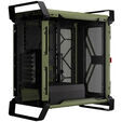 Torre E-ATX Corsair WARTHOG Perfomance Mil Green Cristal Templado image number null