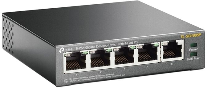 Switch TP-Link TL-SG1005P 5 Portas Gigabit c/ 4 Portas PoE image number 1