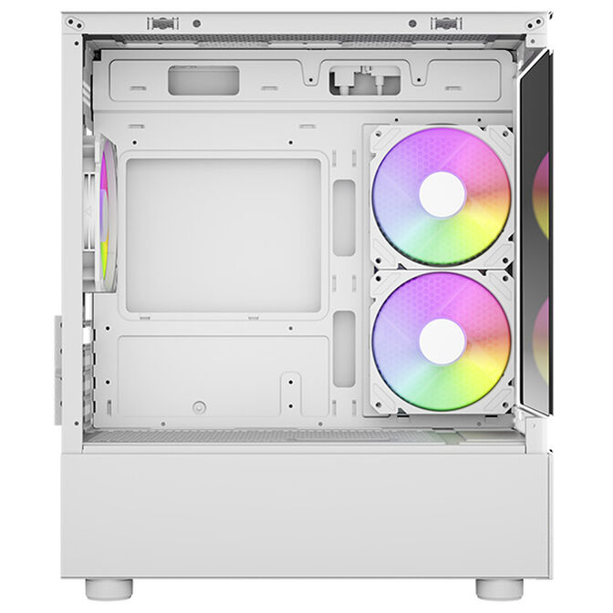 Caja Micro-ATX Aerocool Viewport Mini Vidrio Templado Blanco image number 1
