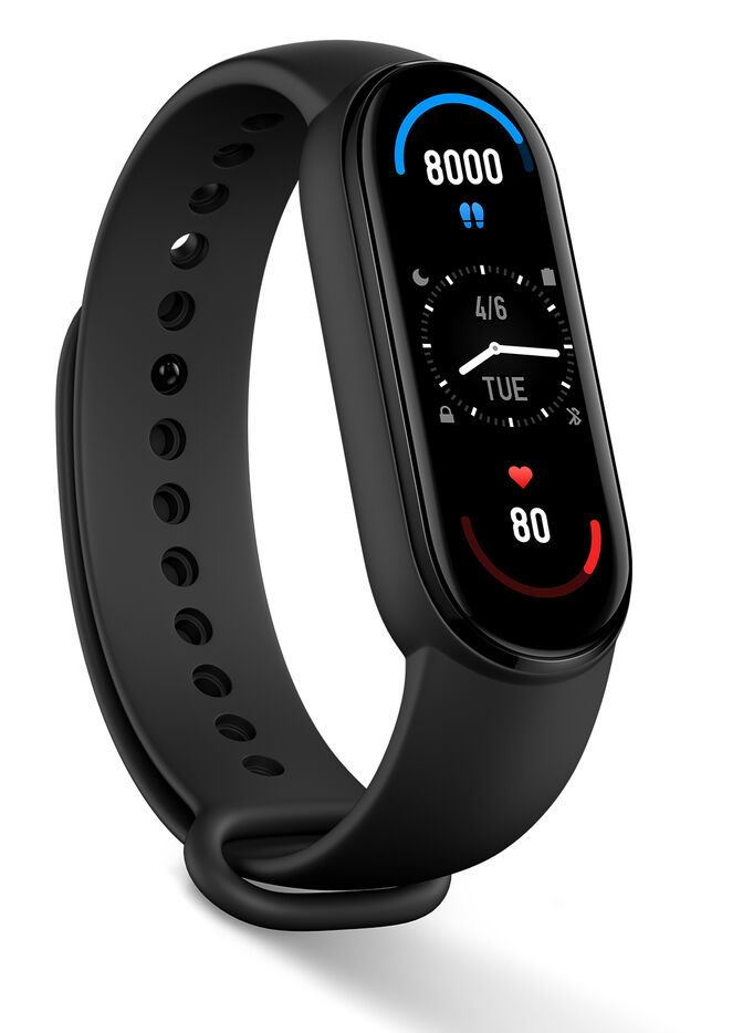 Pulseira de Atividade Xiaomi Mi Smart Band 6 Preta image number 1