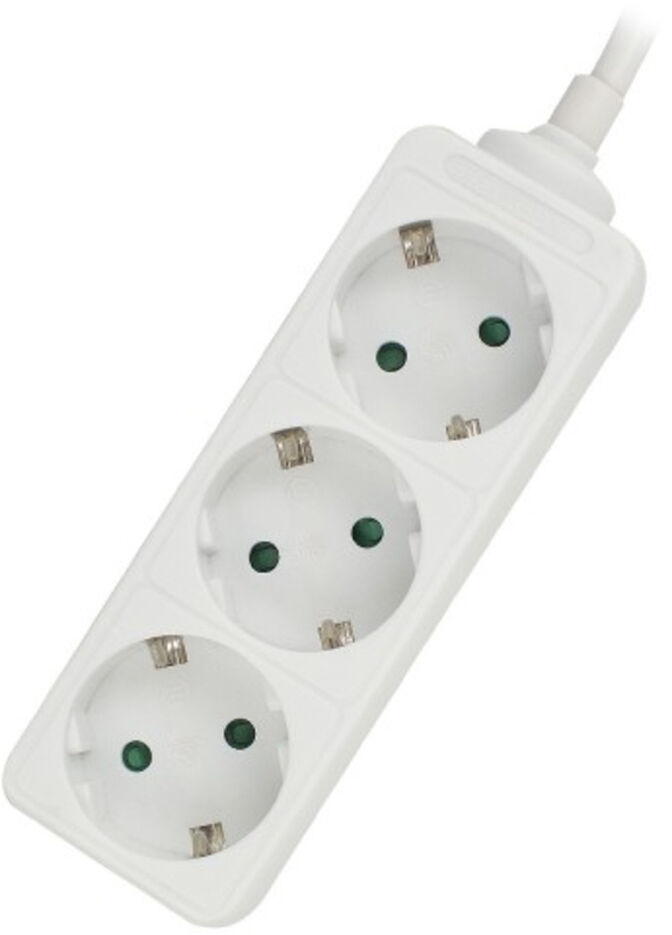 Regleta Ewent 3 Tomas 16A Blanco image number 0