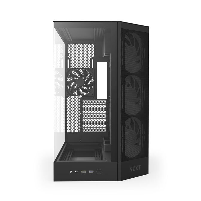 Caixa E-ATX NZXT H9 Flow RGB Negra (2025) Cristal Templado image number 8