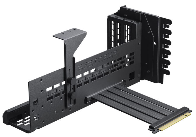 Vertical GPU Bracket Phanteks PCIe Gen4 , DRGB, PCIe 4.0 x 16 Riser Cable, 22cm Negro image number 3