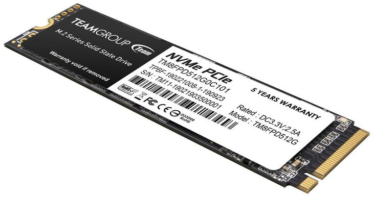 SSD Team Group MP33 PRO 512GB M.2 NVMe (2400/2100MB/s) image number 1