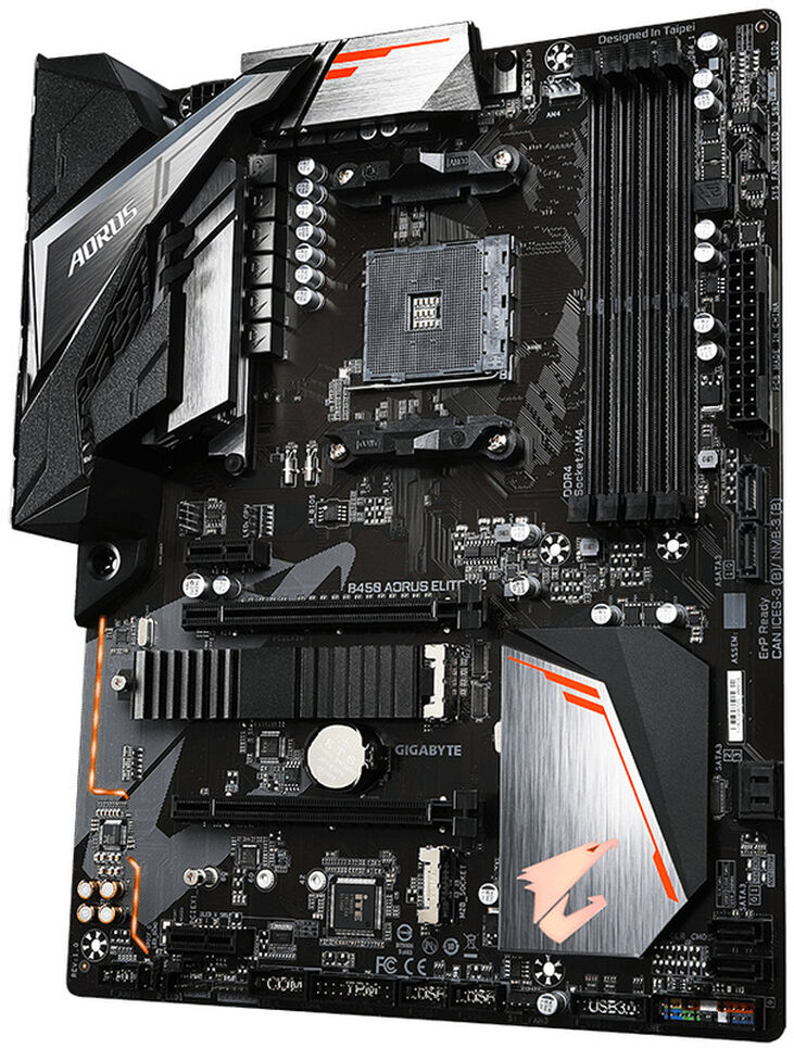 GIGABYTE B450 AORUS Elite V2 AMD B450 Z&oacute;calo AM4 ATX image number 3
