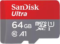 Tarjeta de Memoria SanDisk Ultra MicroSDHC/SDXC C10 A1 UHS-I 64GB