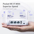 Router de Viagem GL.iNet GL-SFT1200 Opal Wireless AC1200 Dual Band image number null