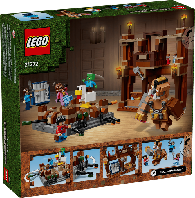 LEGO Minecraft: El Cuadril&aacute;tero de la Mansi&oacute;n del Bosque, 491 Piezas (21272) image number 1