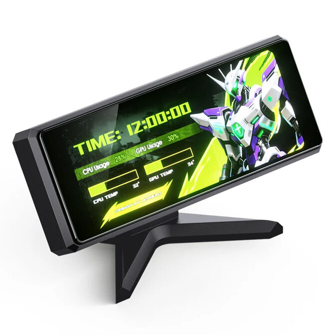 Monitor Port&aacute;til LCD IPS 3.39" Jonsbo DS339 USB Negro image number 1