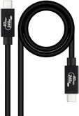 Cable USB 4 Gen3x2 Nanocable 40Gbps 5A/240W, USB-C M/M 1 M Negro image number null