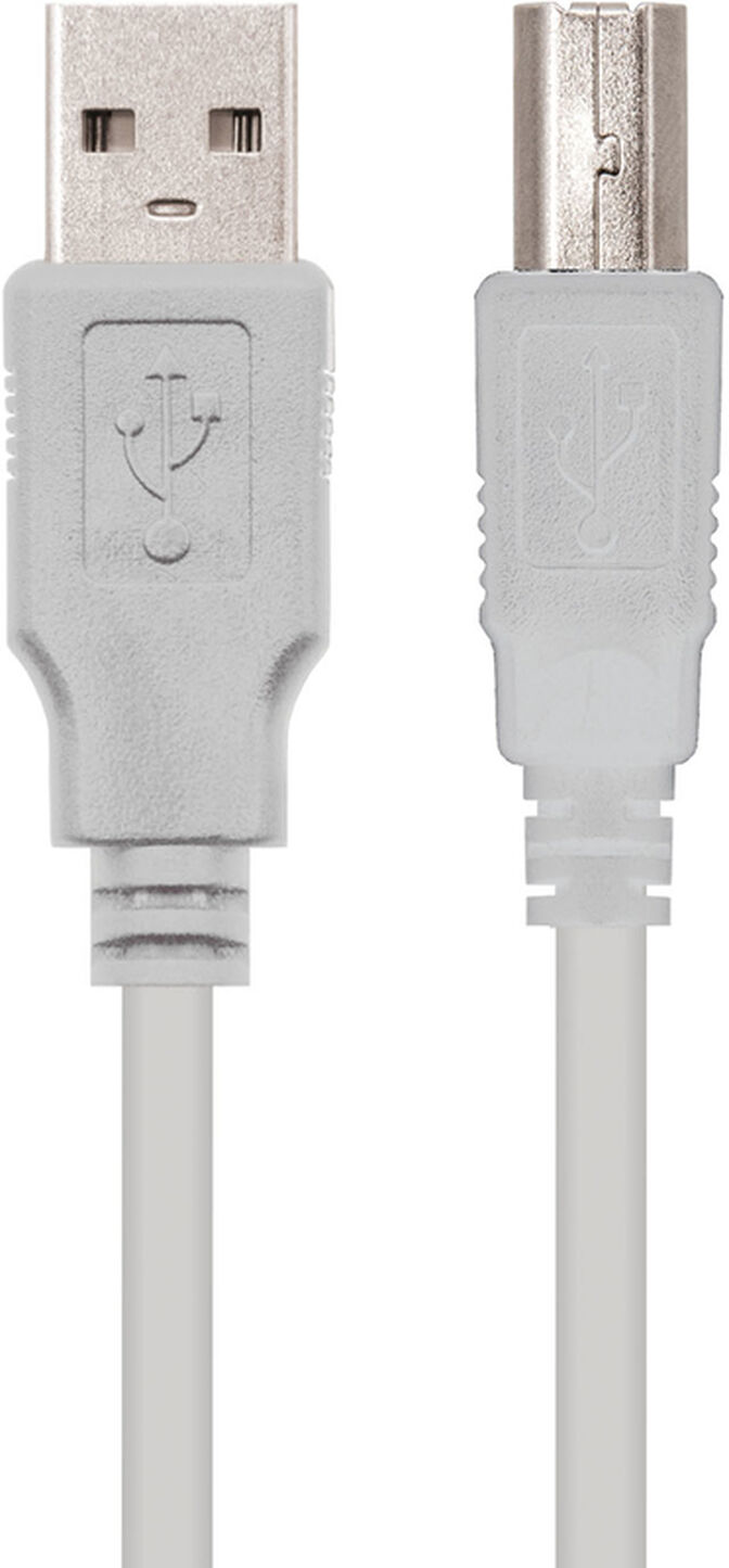 Cable USB 2.0 Nanocable USB-A/M para USB-B/M 1.8 M image number 1