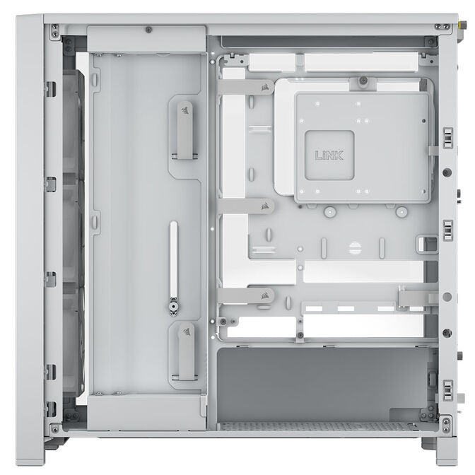 Torre E-ATX Corsair 4000D RS Wood White Oak Cristal Templado image number 4