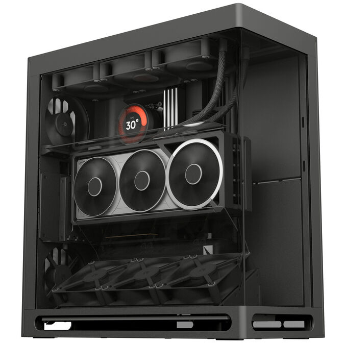 Caja ATX HAVN HS 360 VGPU Negro image number 1