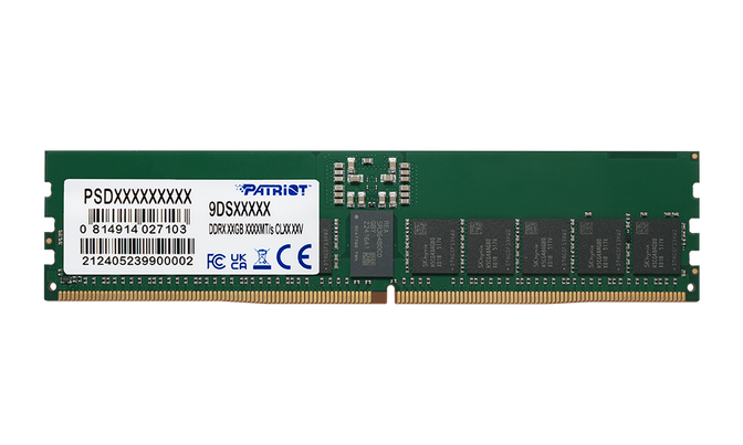 Patriot 64GB (1X64GB) DDR5 RDIMM 5600MHz CL46 image number 0