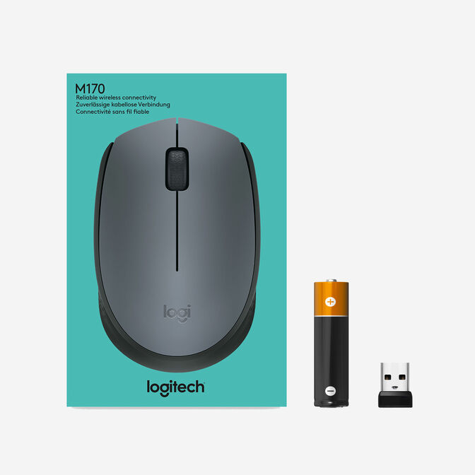 Rat&oacute;n Logitech M170 Wireless Gris/Negro image number 9