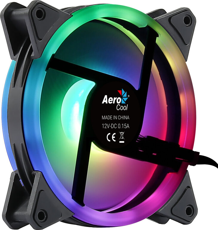 Ventilador Aerocool Duo 12 ARGB negro 120mm image number 1