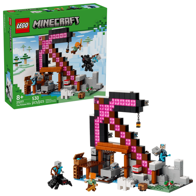 LEGO Minecraft: La Mina del Pico, 530 Piezas (21277) image number 0