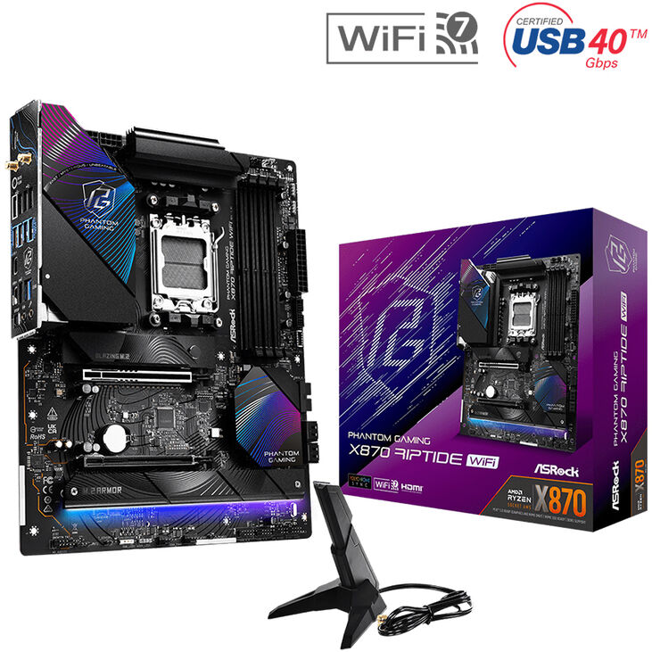 Placa Base ASRock X870 Riptide WiFi image number 0