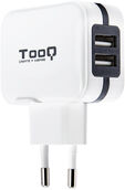 Cargador Tooq 2x USB 5V 3.4A com Controlo AI - Blanco image number null