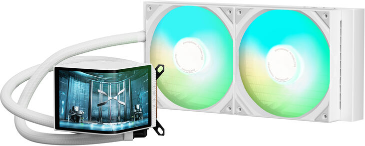 Water Cooler CPU TRYX Panorama 280 ARGB Blanco image number 1