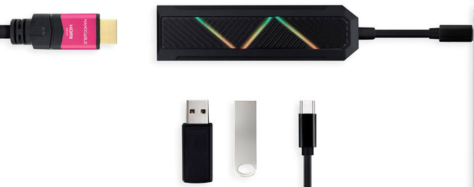 Hub USB-C NanoCable 2x USB-A / USB-C PD 3.0 (100W) / HDMI image number 2