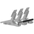 Soporte de pedal trasero MOZA Racing SR-P2 image number null
