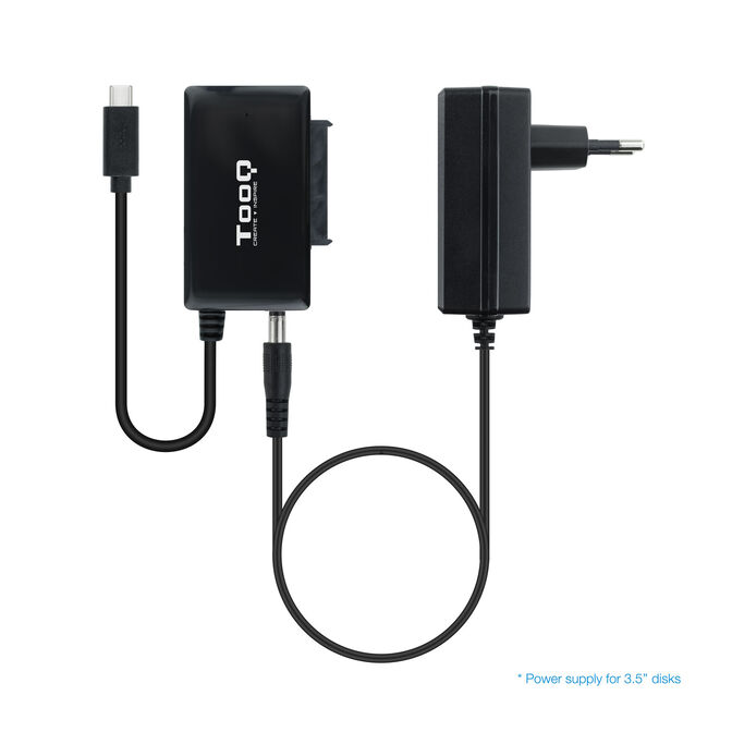 Adaptador Tooq USB 3.0 USB-C - SATA HDD/SSD 2.5" / 3.5" image number 1