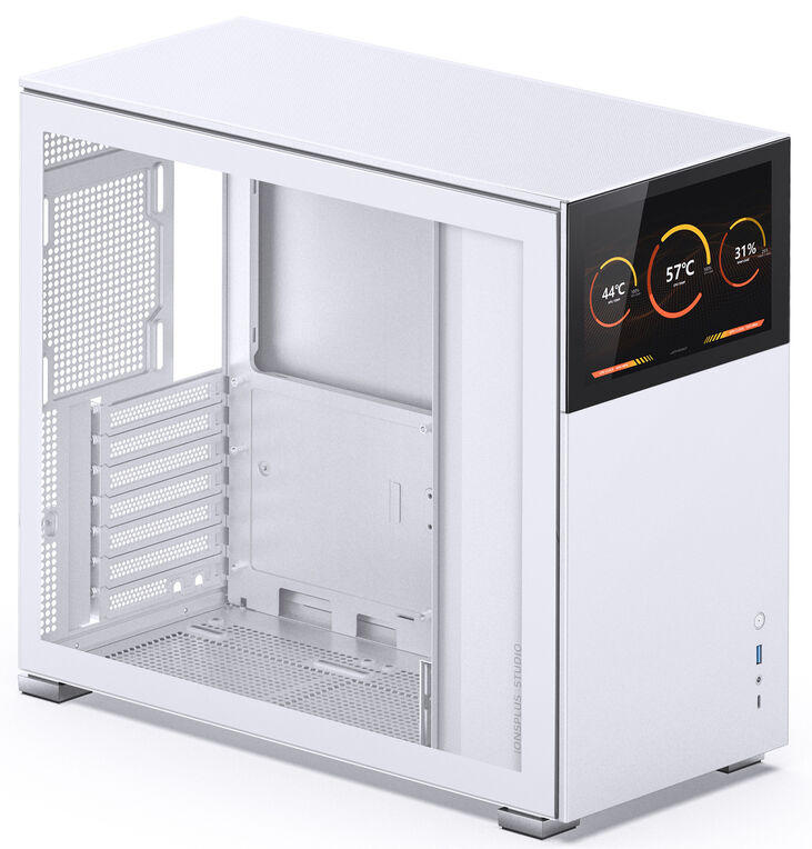Caja ATX Jonsbo D41 STD con Visor Vidrio Templado Blanco image number 2