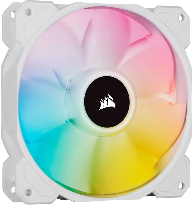 Ventilador Corsair iCUE SP120 RGB ELITE PWM Blanco 120MM image number 4