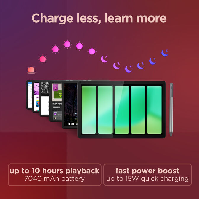 Tablet Lenovo Tab M11 TB-330FU 11" (4 / 128GB) 90Hz WiFi Cinzento + Capa + Pen image number 10