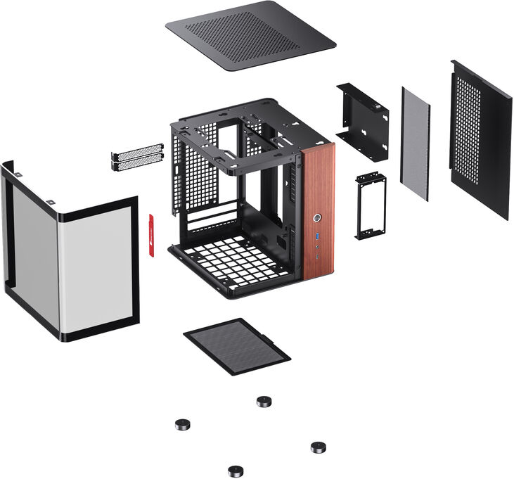 Caja Mini-ITX Jonsbo TK-0 Negro image number 8