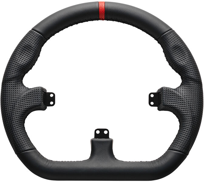 Asetek SimSports GT Rim - Closed D, Cuero negro image number 0