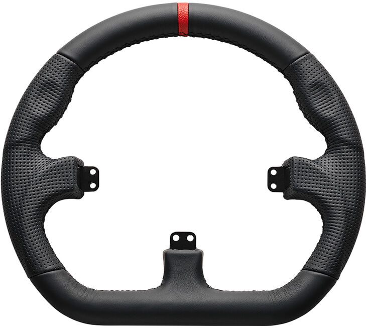 Asetek SimSports GT Rim - Closed D, Leder - schwarz image number 0