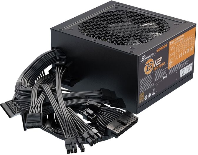 Seasonic B12 BC unidad de fuente de alimentaci&oacute;n 650 W 20+4 pin ATX ATX Negro image number 4