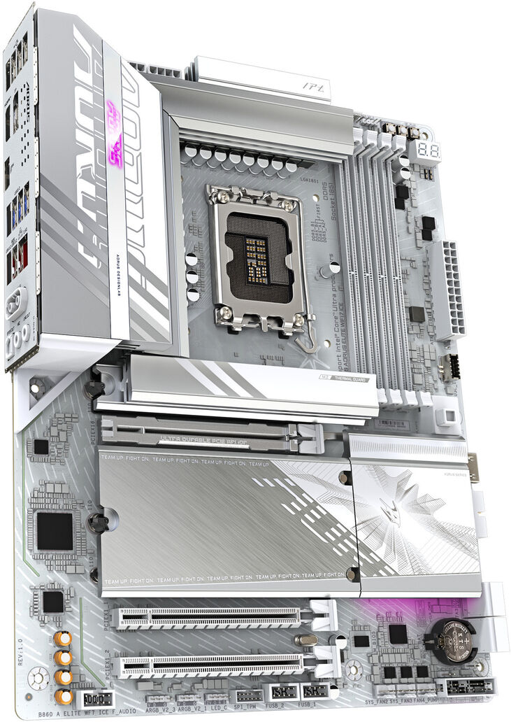 Placa Base Gigabyte B860 A ELITE WF7 ICE image number 2