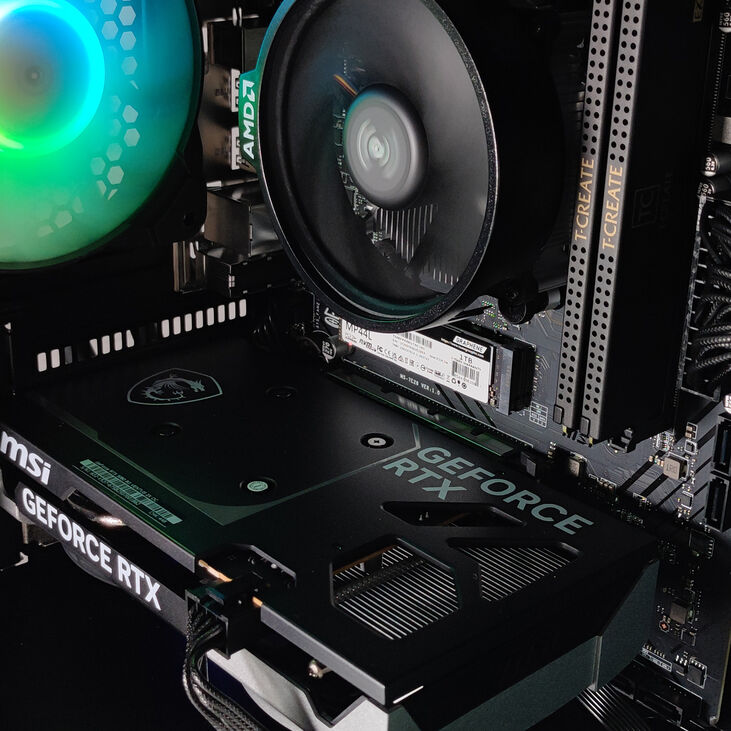 Ordenador AURA Gamer-PC Ryzen 5 7500F 32GB DDR5 1TB RTX 5060 WiFi W11 image number 5