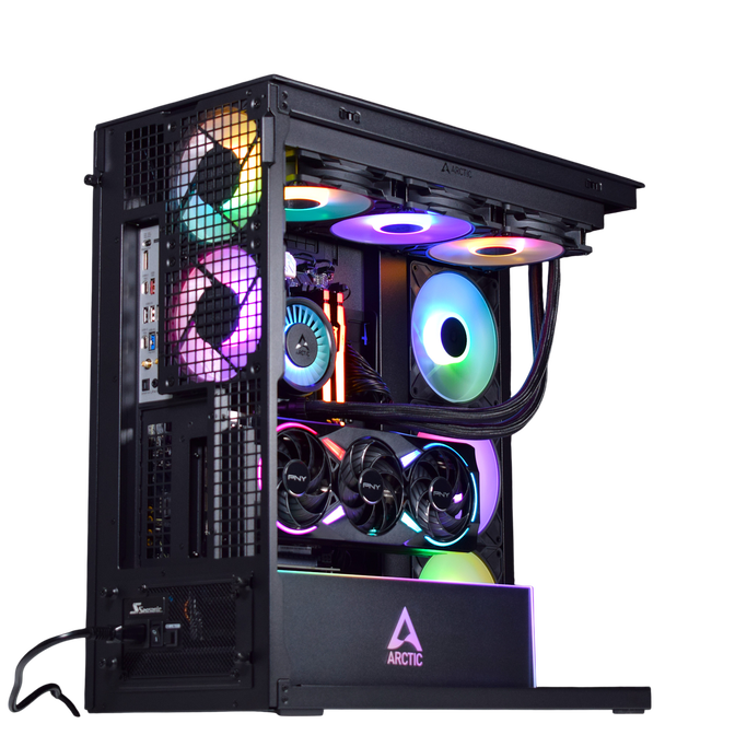 Ordenador King Mod Gamer-PC Arctic Ryzen 7 9800X3D 32GB DDR5 2TB RTX 5070 Ti WiFi W11 image number 2
