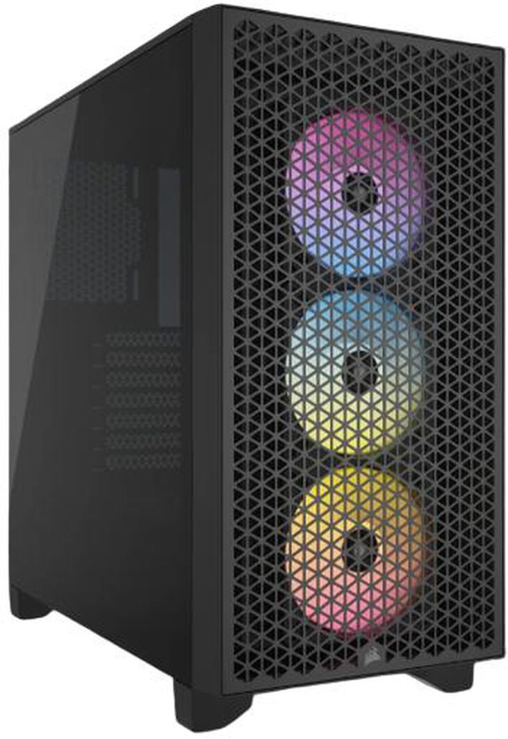 Torre ATX Corsair 3000D RGB Airflow Negro Cristal Templado image number 20