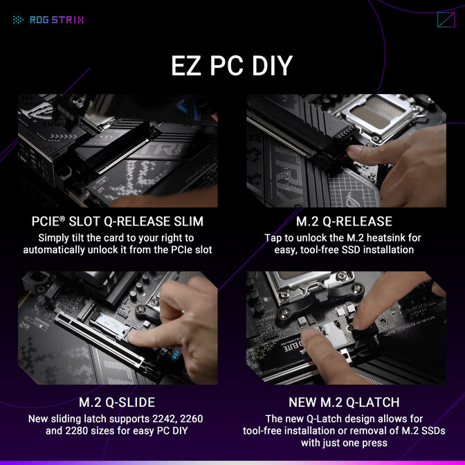 Placa Base Asus ROG Strix X870E-F Gaming WiFi image number 15