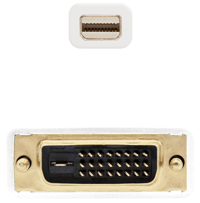 Cable Conversor NanoCable Mini DisplayPort/M para DVI/M 5 M Blanco image number 2