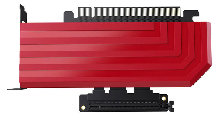 Card Riser Hyte PCI-E 4.0 20cm Rojo image number 4