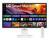 Monitor Smart LG 31.5" 32U850SA-W IPS 4K 60Hz 5ms c/ webOS - Branco Bonus