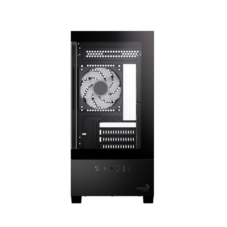 Caja Micro-ATX Aerocool P300D ARGB Vidro Temperado Negro image number 2