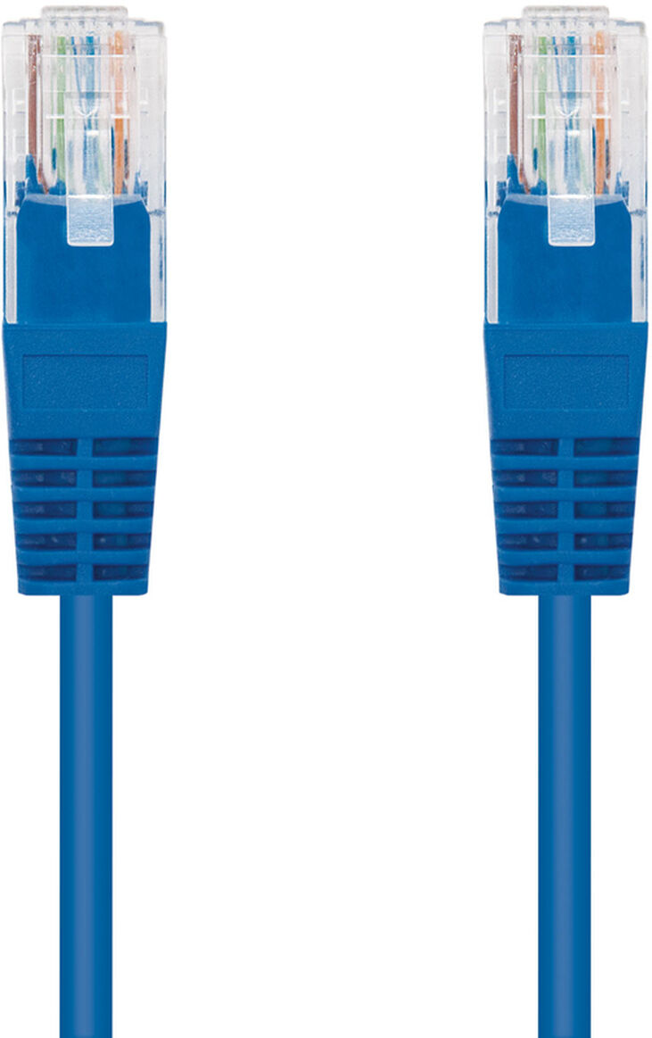 Cable de Red NanoCable RJ45 UTP CAT.5E AWG24 1 M Azul image number 1