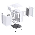 Caja Micro-ATX Jonsbo TK-1 2.0 Vidrio Templado Blanco image number null
