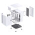Caja Micro-ATX Jonsbo TK-1 2.0 Vidrio Templado Blanco image number null