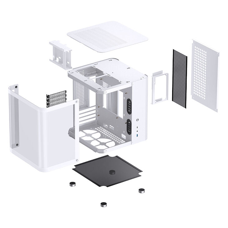 Caja Micro-ATX Jonsbo TK-1 2.0 Vidrio Templado Blanco image number 22