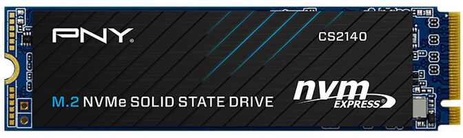 SSD PNY CS2140 500GB Gen4 M.2 NVMe (3600/2300MB/s) image number 0